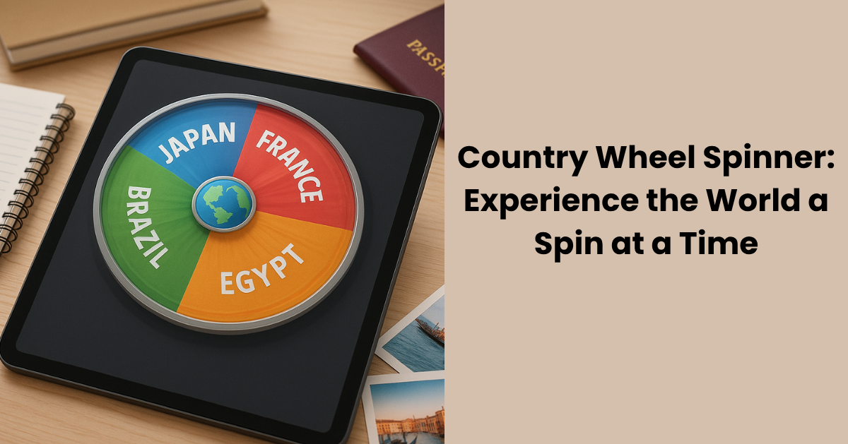 Country Wheel Spinner: Experience the World a Spin at a Time