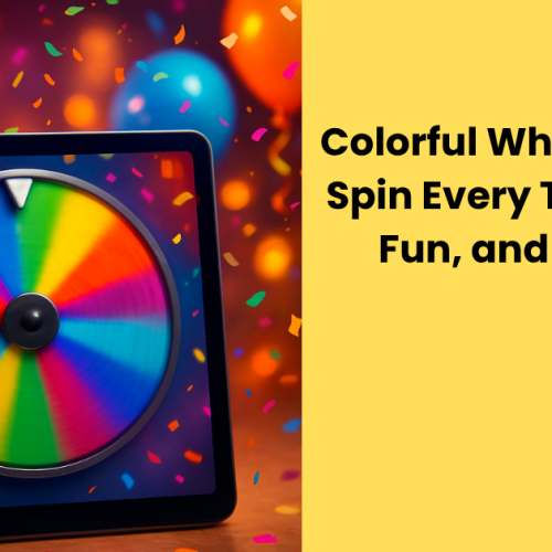 Colorful Wheel Spinner: Spin Every Time Bright, Fun, and Random